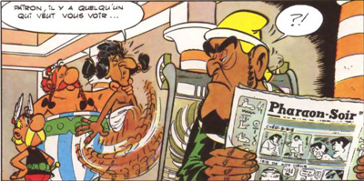 asterix y cleopatra (viñeta)