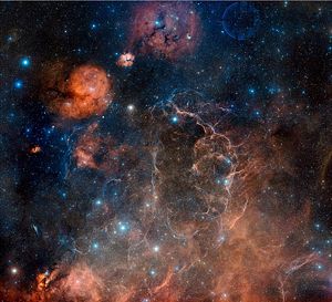 La Supernova Vela, fotografiada por Skyfactory