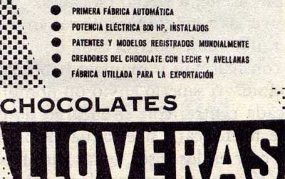 Los datos en la publicidad del chocolate